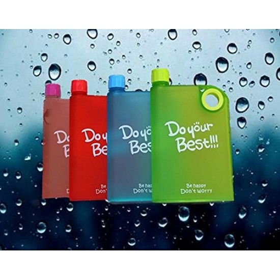 Printed Notebook Style Water Bottle
