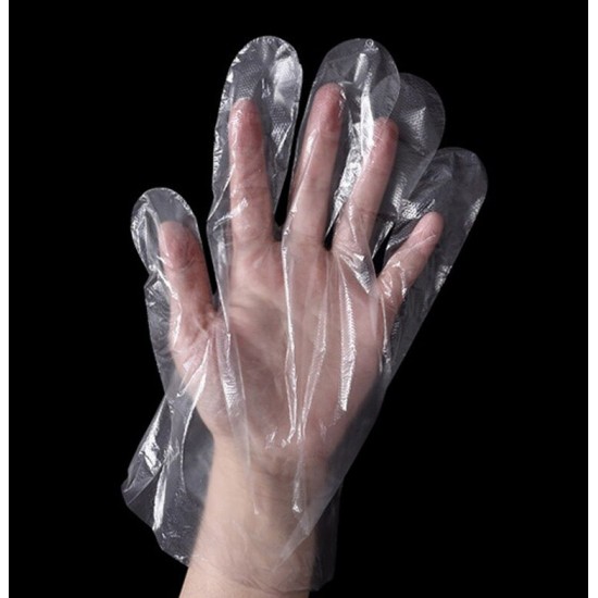 Eco Friendly Polythene Disposable Kitchen Gloves 100 Piece