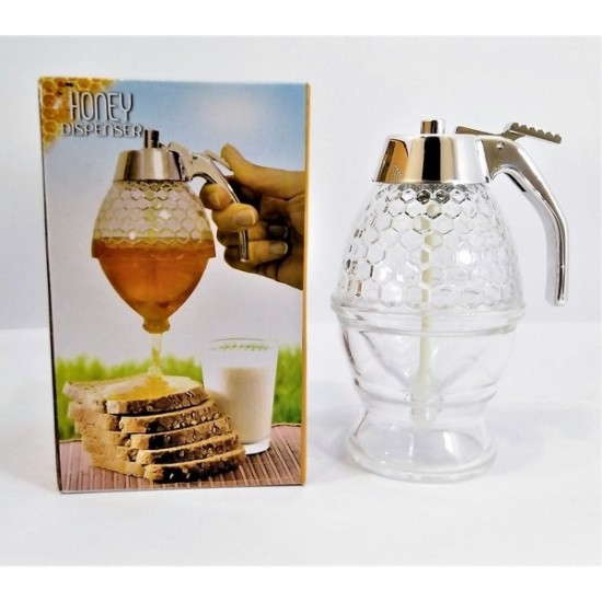 Crystal Honey Dispenser with Stand