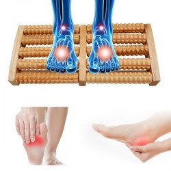 Traditional Wooden Roller Foot Massager