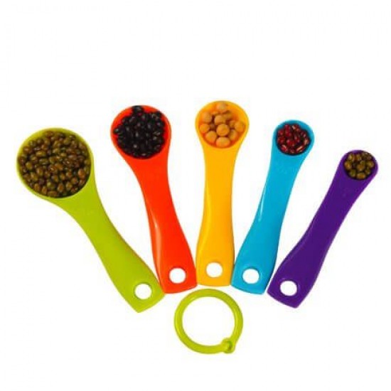 Plastic Measuring Spoons 5 Pcs Set